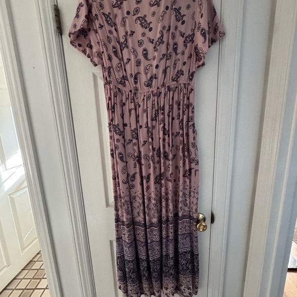 Arula Floral Pink Maxi Dress - Picture 3 of 5